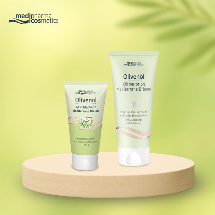 Medipharma Cosmetics Olivenöl Gesichtspflege mediterrane Bräune, 50 ml Creme