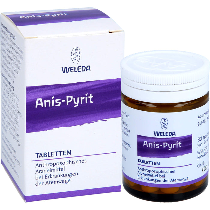 Anis pyrit Weleda Tbl., 80 pcs. Tablets