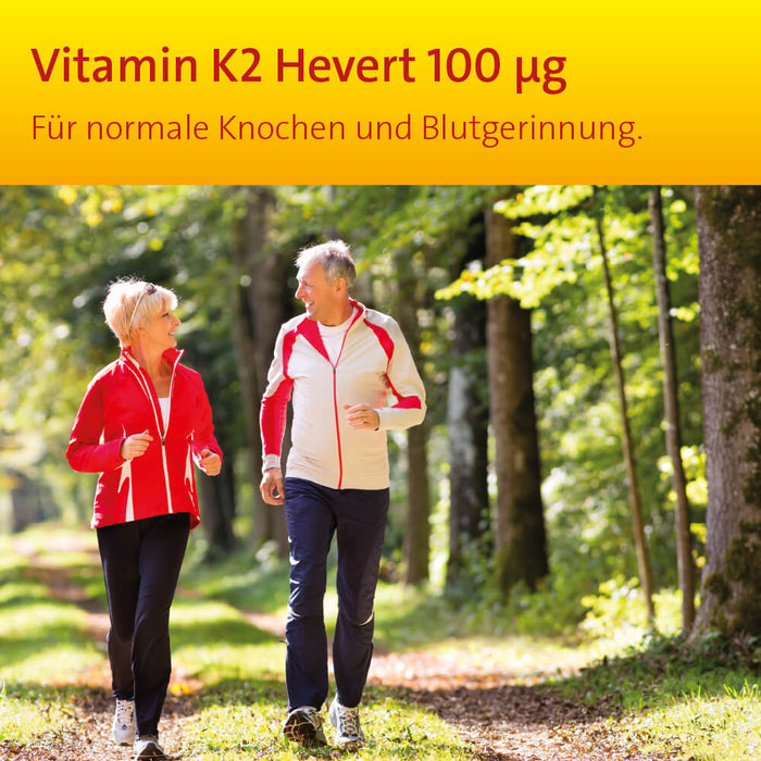 Vitamin K2 Hevert 100 µg für normale Knochen und Blutgerinnung, 60 pc Capsules