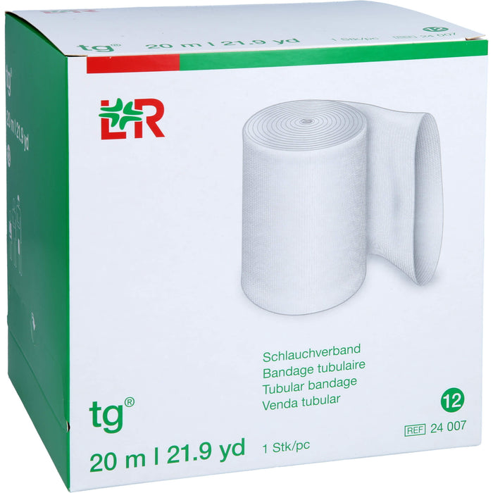 Tg Schlauchverband Gr.12 20 m weiß, 1 pc Bandage