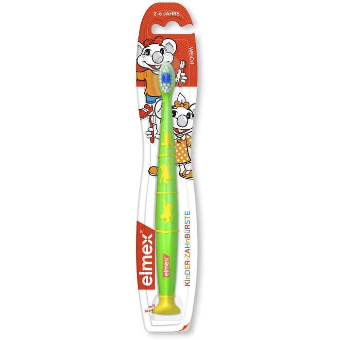 Elmex Kinder-Zahnbürste weich für Kinder im Alter von 2-6 Jahren, 1 pc Brosse à dents