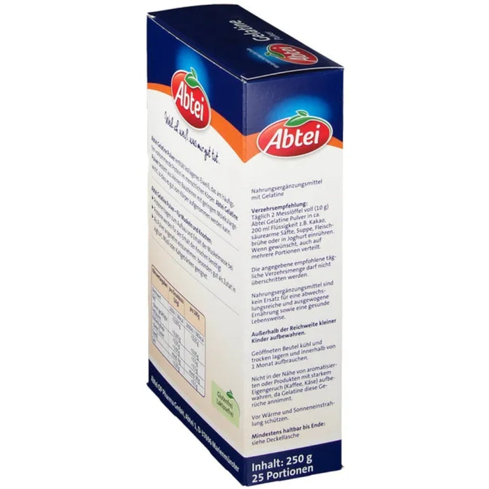 Abtei Gelatine Plus Pulver für Muskeln und Knochen, 250 g Poudre