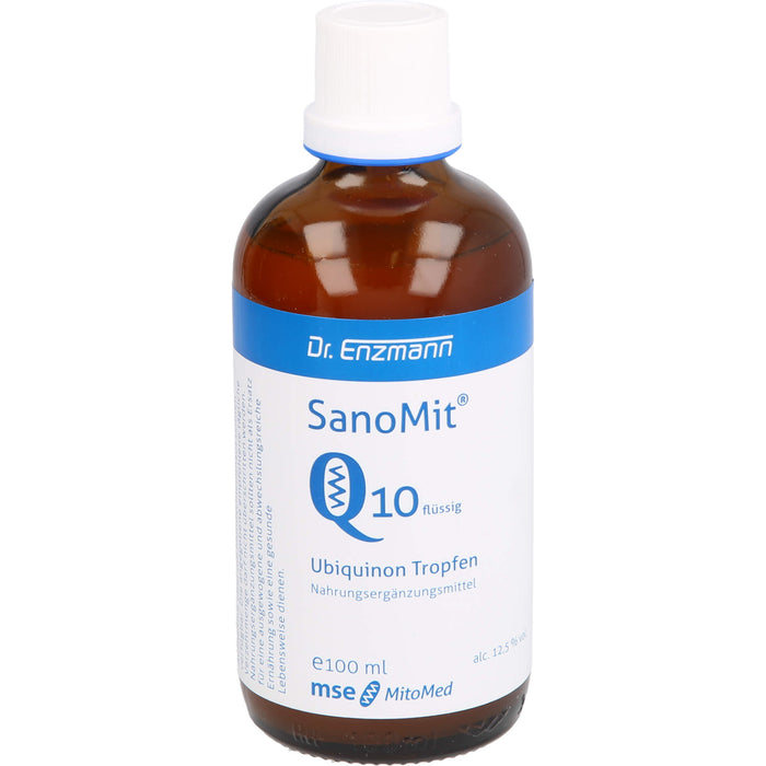 SanoMit Q10 flüssig Ubiquinon Tropfen, 100 ml Solution