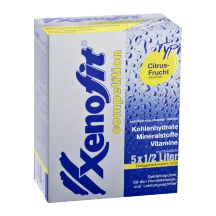 Xenofit competition Citrus isotonisches Getränkepulver, 5 St. Beutel