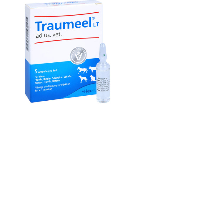 Traumeel LT ad us. vet., 5 St. Ampullen, 5.0 ml Lösung