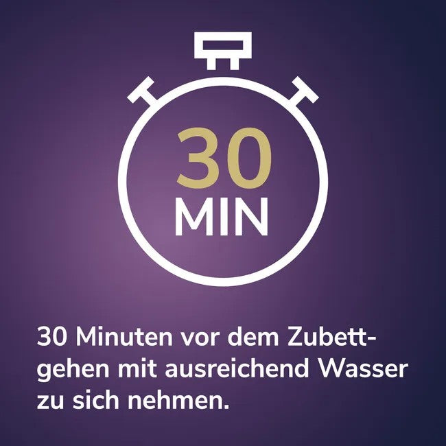 Lunalaif Guter Schlaf Kombi Depot Tabletten mit 1,9 mg Melatonin, Baldrian und Goldmohn, 30 St. Tabletten
