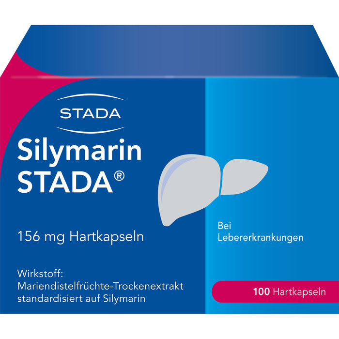 Silymarin STADA 156 mg Mariendistelfrüchte-Trockenextrakt  Hartkapseln bei Lebererkrankungen, 100 St. Kapseln