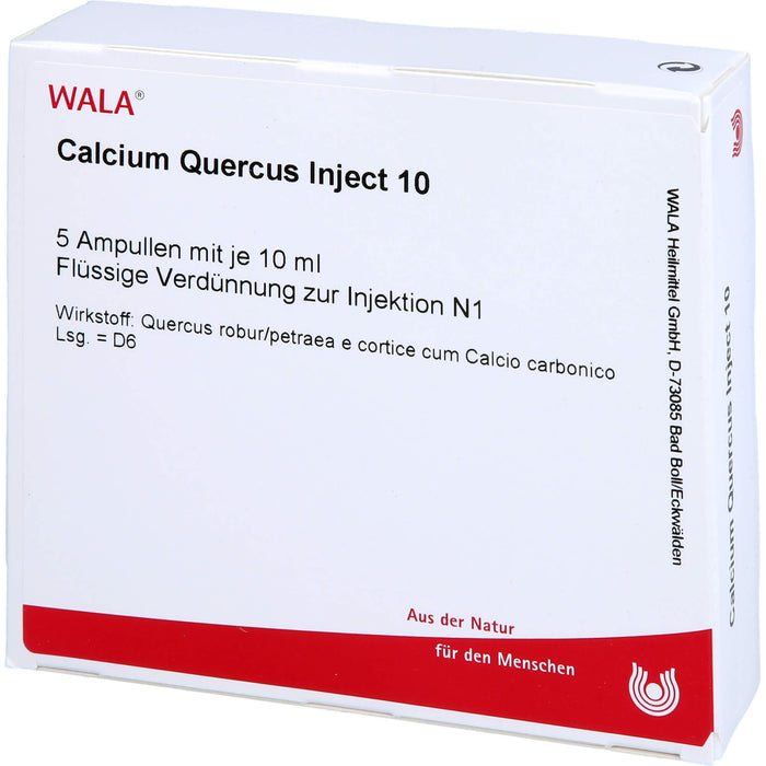 WALA Calcium Quercus Inject 10 flüssige Verdünnung, 5 pcs. Ampoules