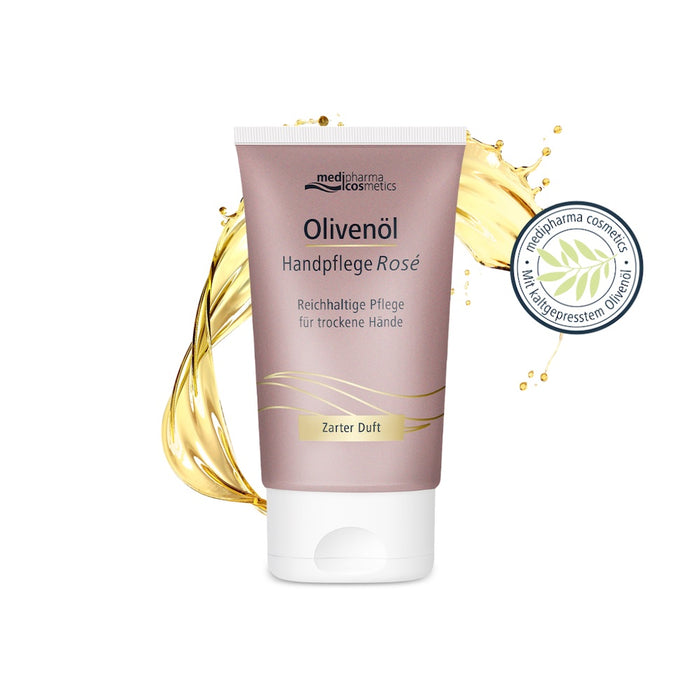 Medipharma Cosmetics Olivenöl Handpflege Rosé, 50 ml Creme