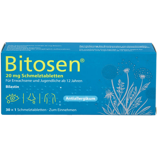 Bitosen 20 mg Schmelztabletten, 30 St. Tabletten