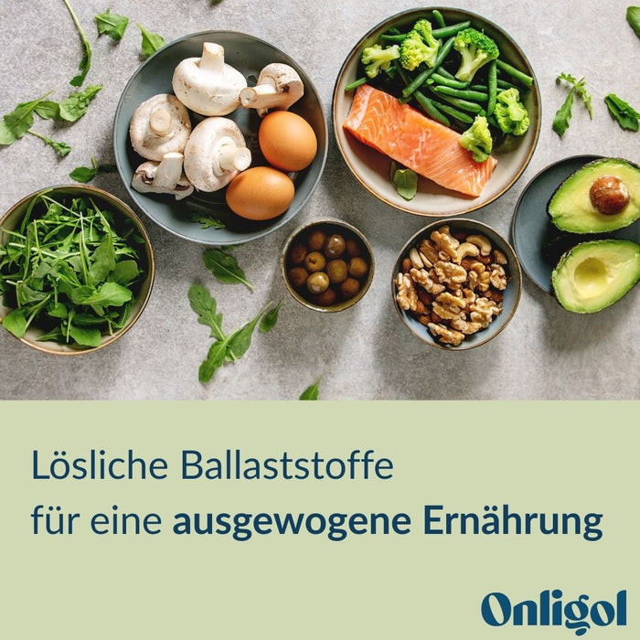 Onligol Fiber - für eine normale Verdauung und ausgewogene Ernährung mit Ballaststoffen, α-Galaktosidase & Laktase - pflanzlich & glutenfrei, 20 pc Sachets