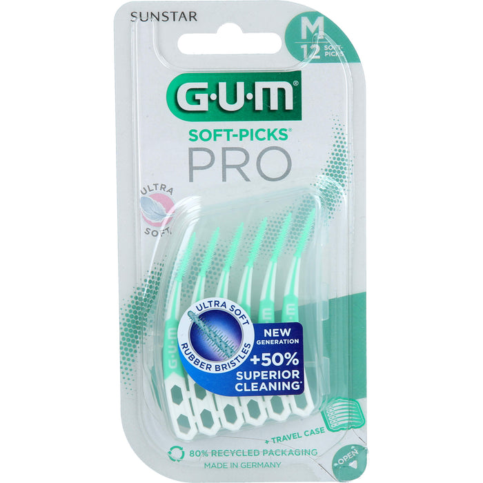 GUM SOFT-PICKS medium Interdentalbürste, 12 St. Interdentalbürsten