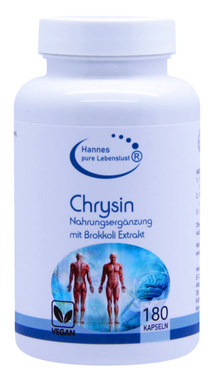 Hannes pure Lebenslust Chrysin Kapseln, 180 St. Kapseln