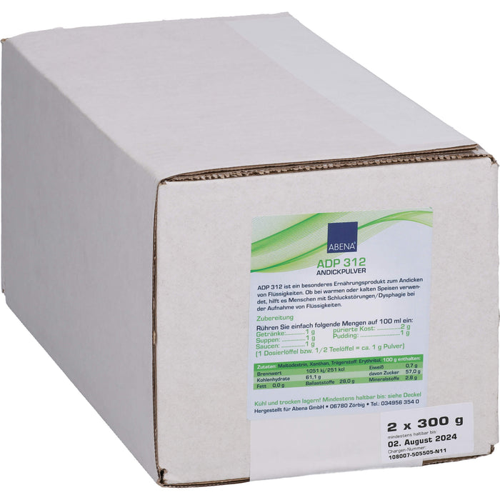 ABENA Andickpulver ADP 312 hilft Menschen mit Schluckstörungen, 600 g Pulver