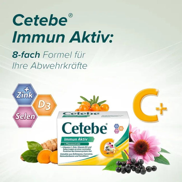 Cetebe Immun Aktiv Tabletten für eine normale Funktion des Immunsystems, 30 St. Tabletten