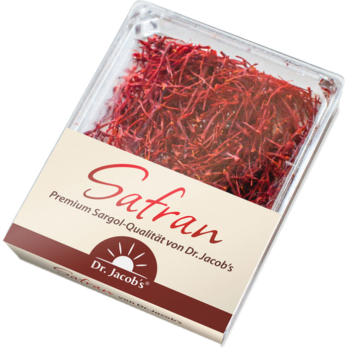Dr. Jacob's Safran Ayurveda-Gewürz in Sargol-Qualität, 1 g Tee