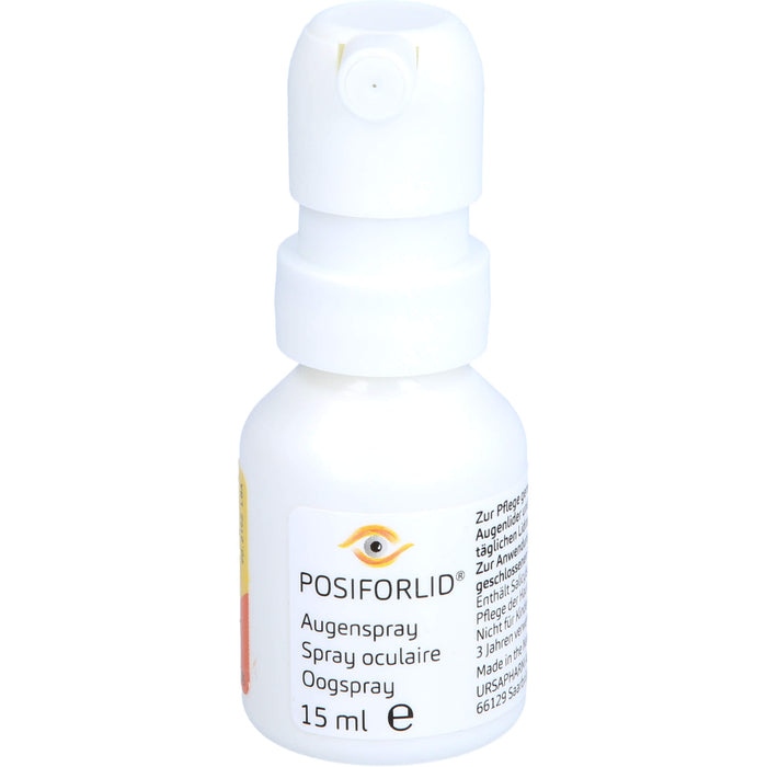 Posiforlid Augenspray zur Pflege gereizter Augenlider, 15 ml Solution