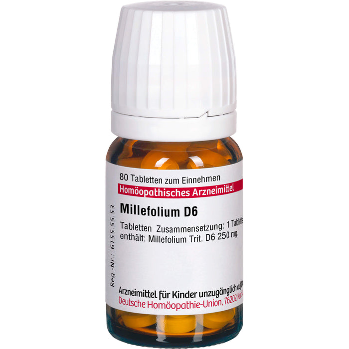 Millefolium D6 DHU Tabletten, 80 pc Tablettes