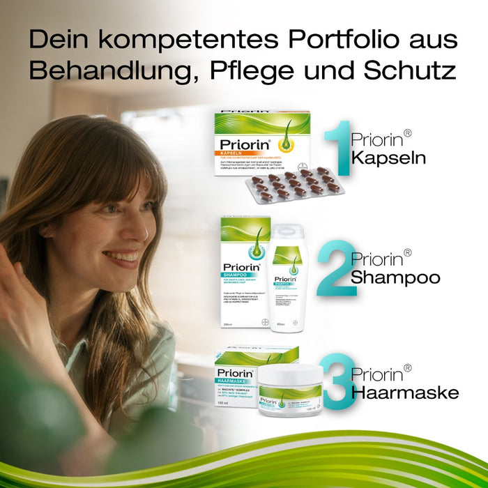 Priorin Haarmaske kraftloses und dünner werdendes Haar, 180 ml Masques