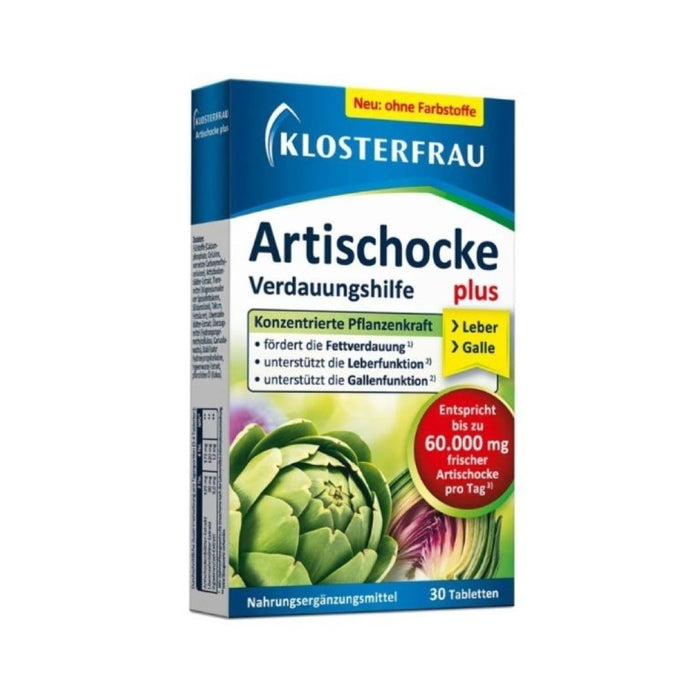 Klosterfrau Artischocke plus, 30 pcs. Tablets