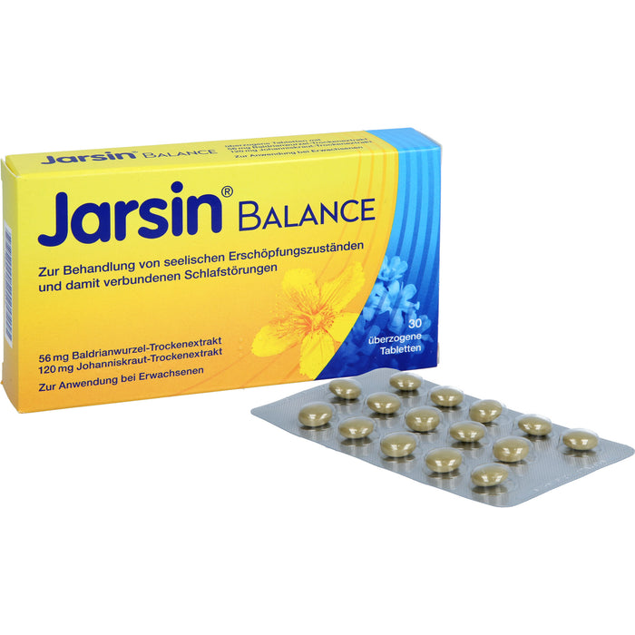 Jarsin Balance bei seelischen Erschöpfungszuständen, 30 pc Tablettes