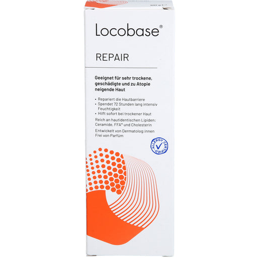 Locobase Repair Creme für sehr trockene, geschädigte, zu Atopie neigende Haut, 100 g Creme
