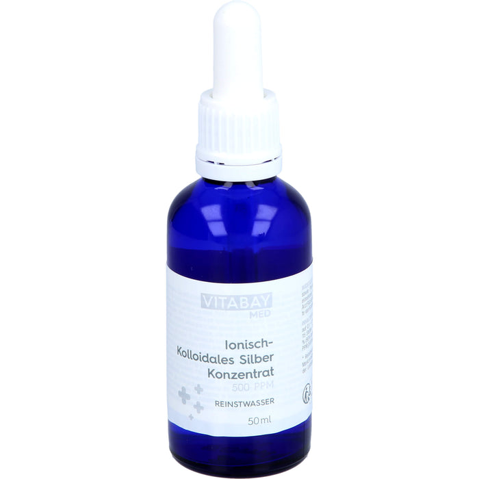 Kolloidales Silber Konzentrat 500 PPM, 50 ml FLU