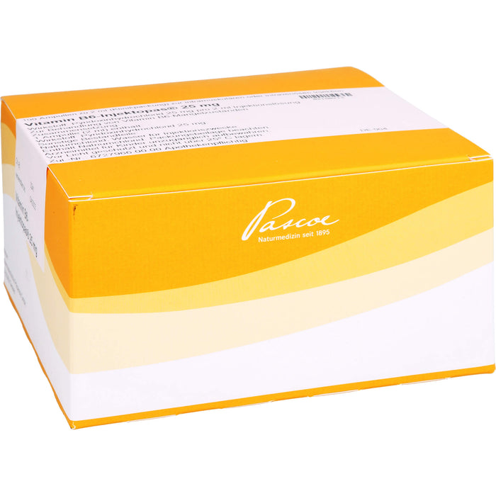 Vitamin B6-Injektopas 25 mg Injektionslösung für die Therapie eines Vitamin-B6-Mangels, 100 ml Solution