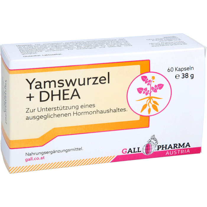 YAMSWURZEL + DHEA 25Mg KPS, 60 St KAP