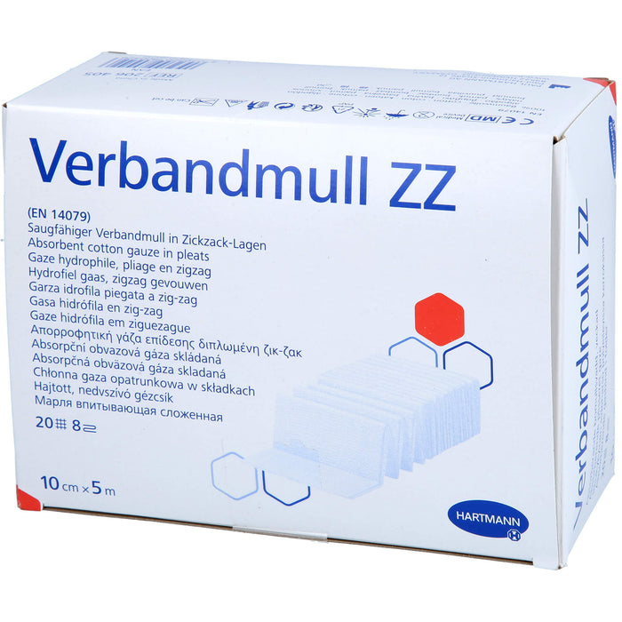 HARTMANN Verbandmull ZZ 10 cm x 5 m, 1 pc pansement