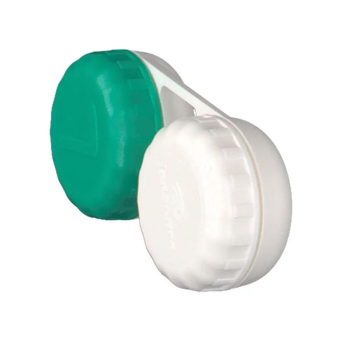 Lenscare Aufbewahrungsbehälter flach 2 Kammern, 1 St. Behältnis