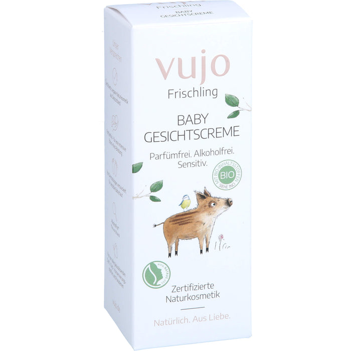 vujo Frischling Baby Gesichtscreme, 50 ml Creme
