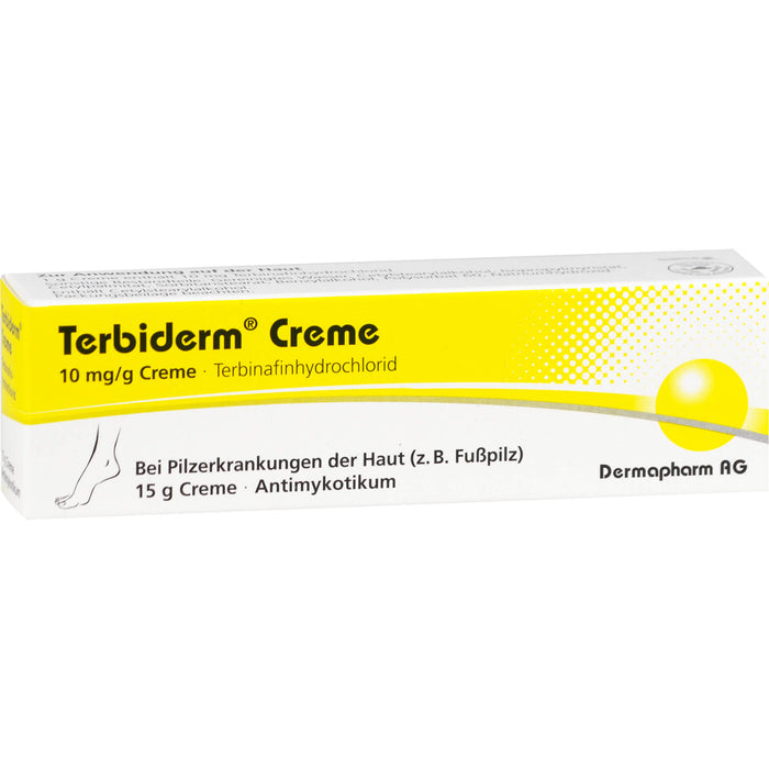 Terbiderm 10 mg/g Creme bei Pilzerkrankungen der Haut, 15 g Cream