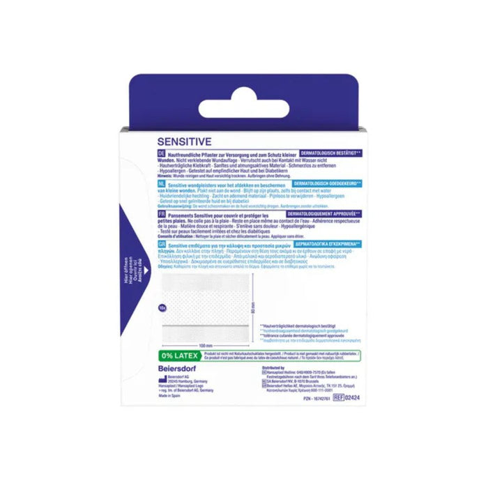 Hansaplast Sensitive Pflaster Hypoallergen 1mx8cm, 1 pc Pansement