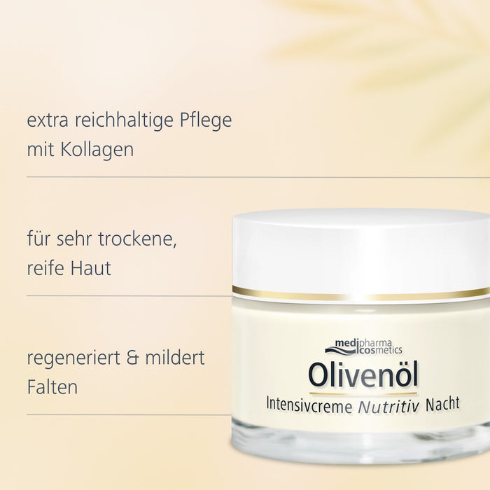 Olivenöl Intensivcreme Nutritiv Nachtcreme, 50 ml Cream