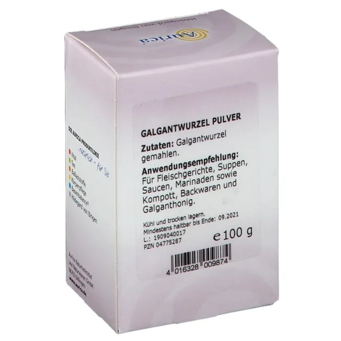 Aurica Galgantwurzel Pulver, 100 g Pulver