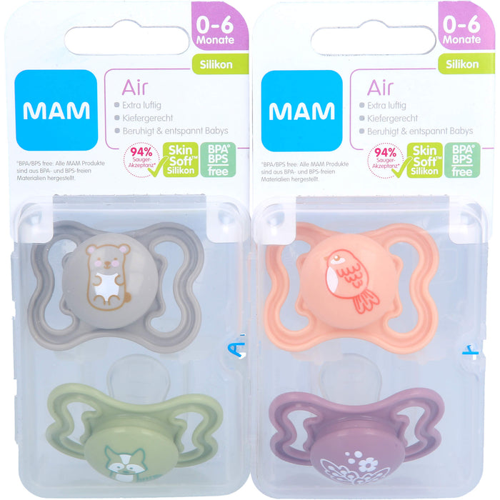 Mam Air Sil 0-6, 2 St 