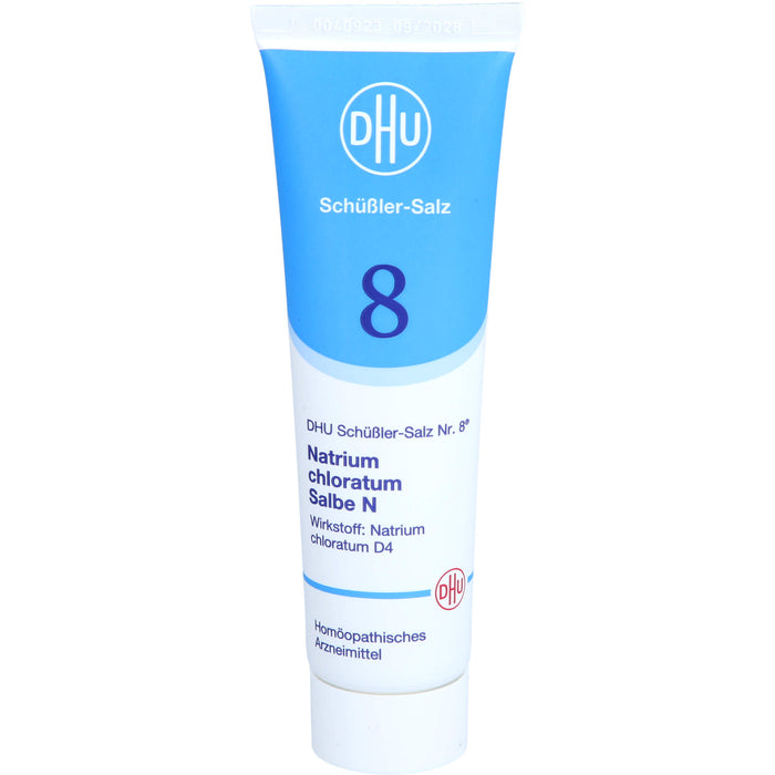 DHU Schüßler-Salz Nr. 8 Natrium chloratum D4 – Das Mineralsalz des Flüssigkeitshaushalts – das Original, 50 g Ointment