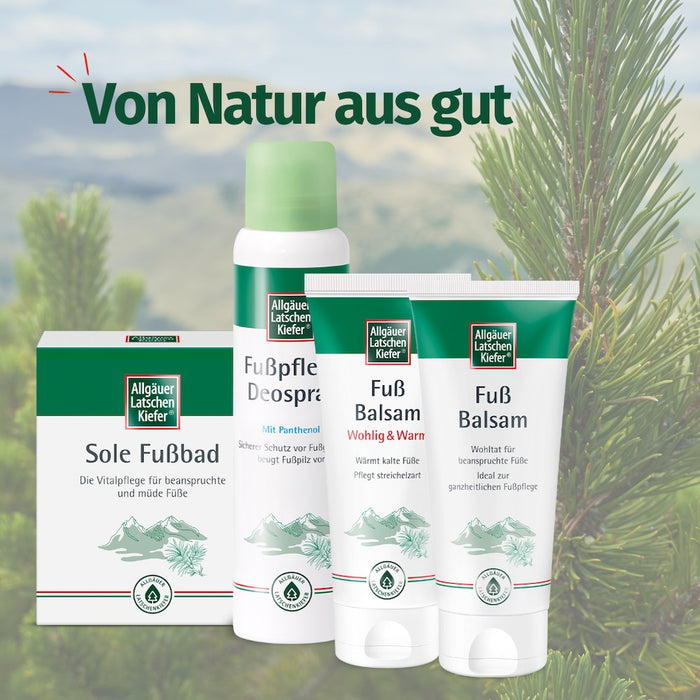 Allgäuer Latschenkiefer Fuß Balsam Wohlig & Warm, 100 ml Balsam