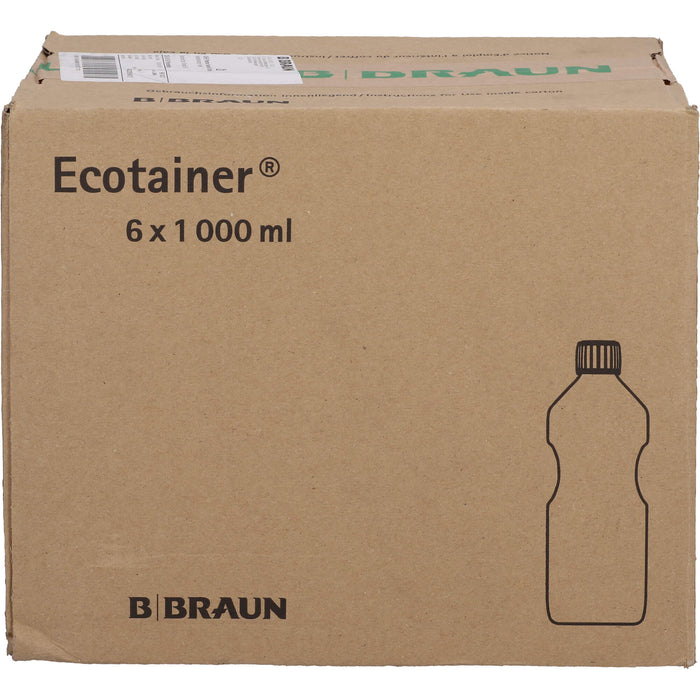 Aqua B. Braun Spüllsg. Kunstoff Fl. 1000ml, 6X1000 ml LOE