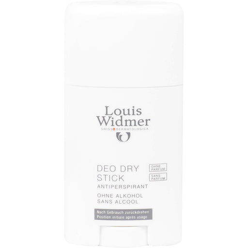 Louis Widmer Deo Dry Stick unparfümiert, 50 ml Stift