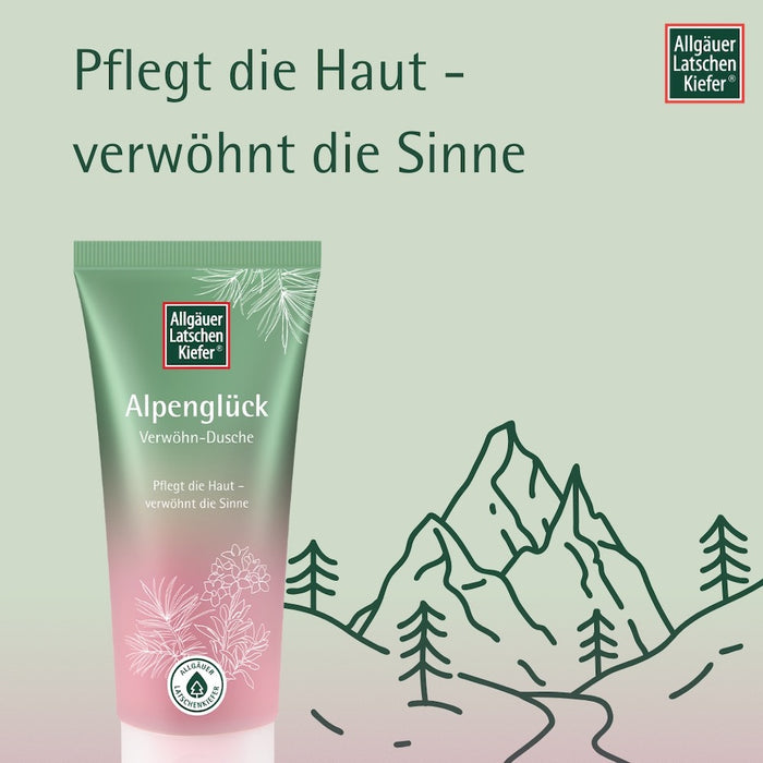 Allgäuer Latschenkiefer Alpenglück Verwöhn-Dusche, 200 ml Shower Gel