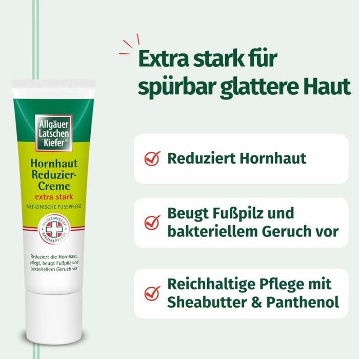 Allgäuer Latschenkiefer Hornhaut Reduziercreme extra stark, 30 ml Crème
