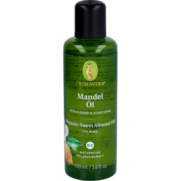 PRIMAVERA Mandelöl bio beruhigend und schützend, 100 ml Öl