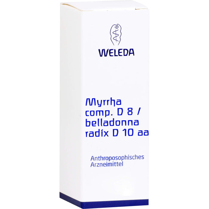 WELEDA Myrrha comp. D8 / Belladonna Radix D10 Mischung, 50 ml Solution
