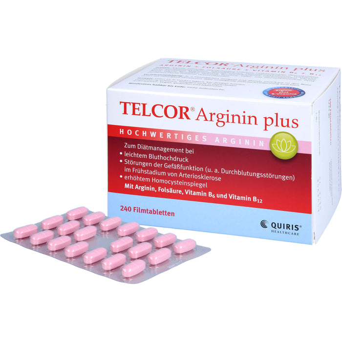 TELCOR Arginin plus, 240 pc Tablettes
