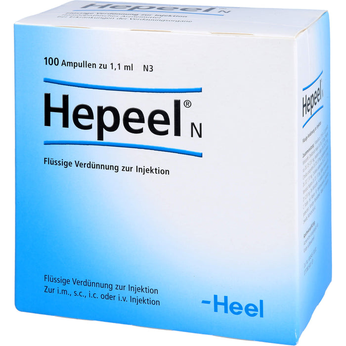 Hepeel N Amp., 100 pc Ampoules