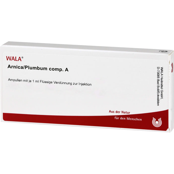 Arnica/Plumbum comp. A Wala Ampullen, 10X1 ml AMP