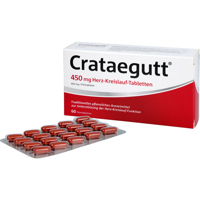 Crataegutt 450 mg Herz-Kreislauf-Tabletten, 60 St. Tabletten