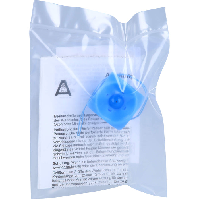 Arabin Würfelpessar perforiert Gr. 2 / 32mm, 1 St. Packung